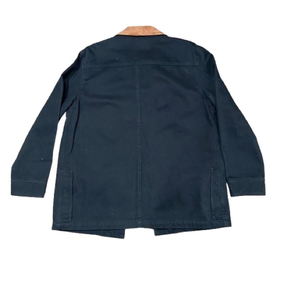 Vintage Ralph Lauren Medium Hunting Jacket Black RRL with Suede Collar. - Picture 5 of 8